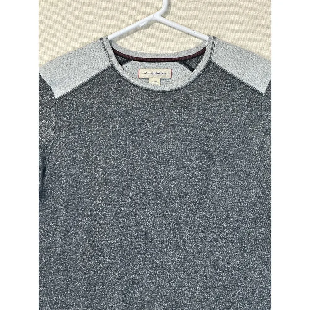 Tommy Bahama Men's Light Weight Sweater Gray Long Sleeve  Size‎ XL